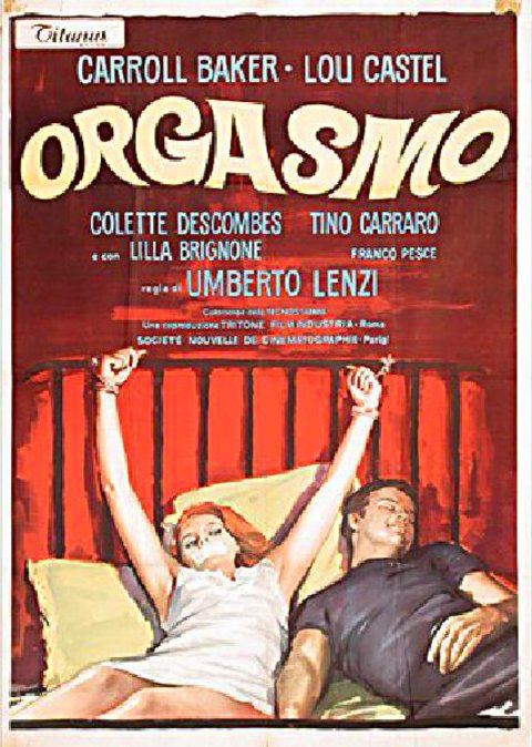 Orgasmo Original 1968 Italian Due Foglio Movie Poster