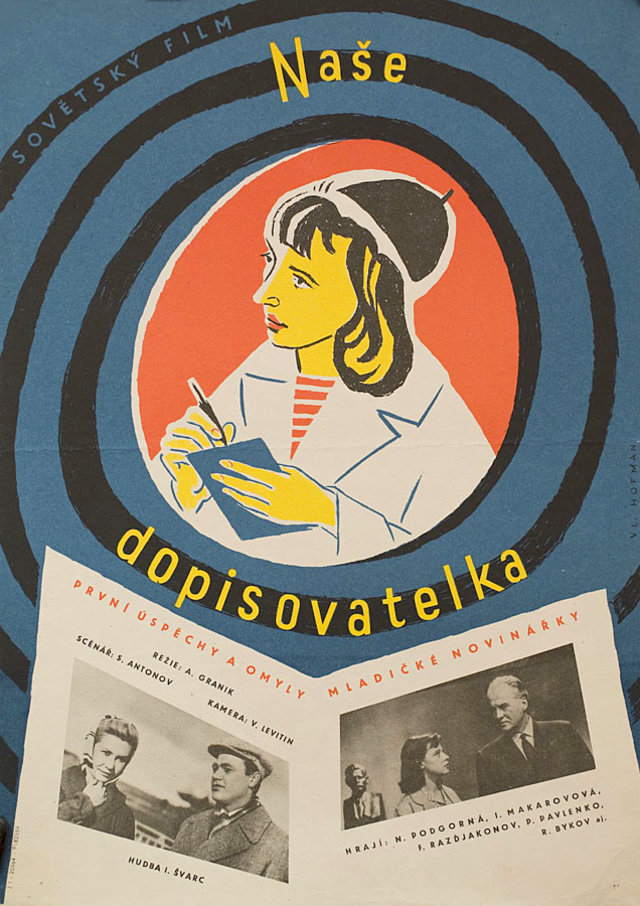 Our Correspondent Original 1959 Czech A3 Movie Poster