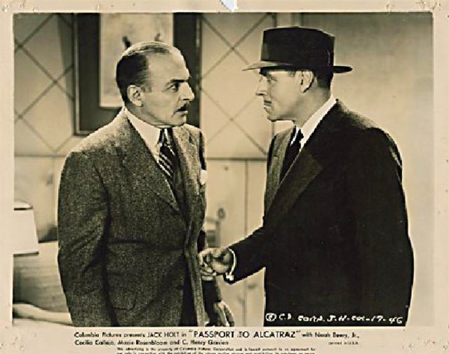 Passport to Alcatraz Original 1940 U.S. Silver Gelatin Single-Weight Photo