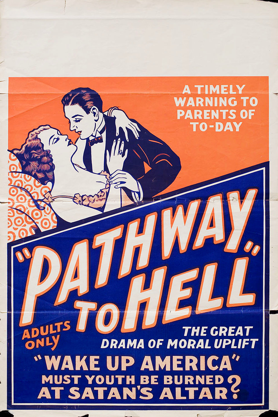PATHWAY TO HELL Original 1930s U.S. One Sheet Movie Poster