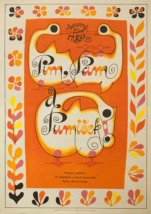 Pim, Pam und Pummelchen Original 1970 Czech A3 Movie Poster