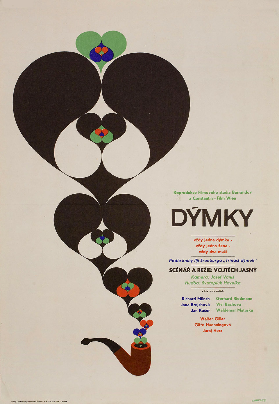 The Pipes Original 1966 Czech A3 Movie Poster