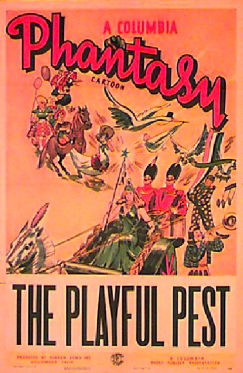 The Playful Pest Original 1939 U.S. One Sheet Movie Poster
