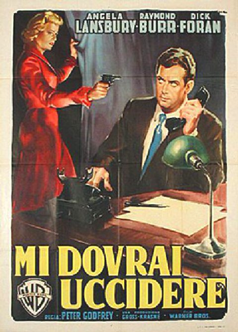 Please Murder Me 1957 Italian Due Fogli Poster