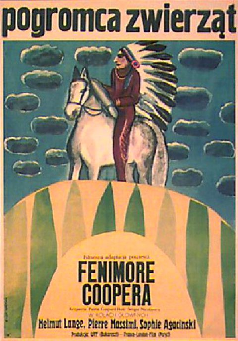 POGROMCA ZWIERZAT 1960s Polish A1 Poster