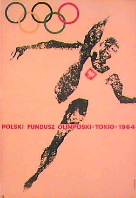 POLISH OLYMPIC FUND Original 1962 Polish B2 Movie Poster