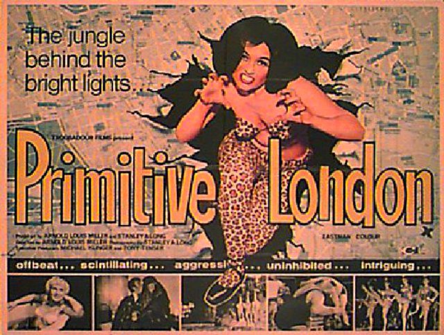 Primitive London Original 1965 British Quad Movie Poster