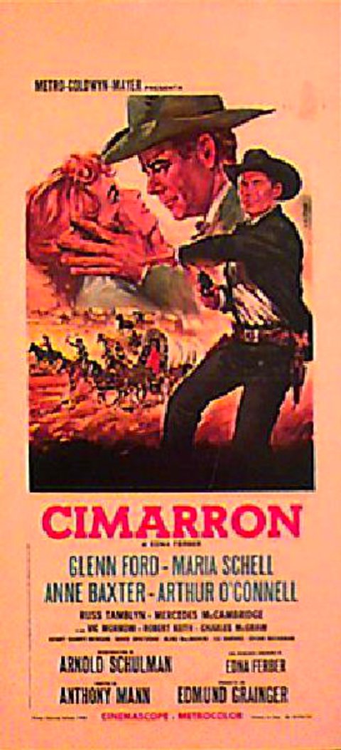Cimarron Original 1968 Italian Locandina Movie Poster