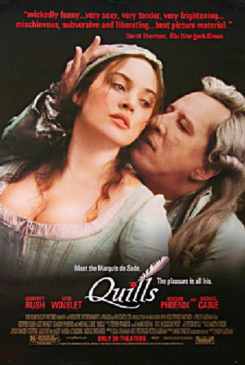 Quills Original 2000 U.S. One Sheet Movie Poster