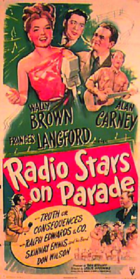 Radio Stars on Parade Original 1945 U.S. Three Sheet Movie Poster