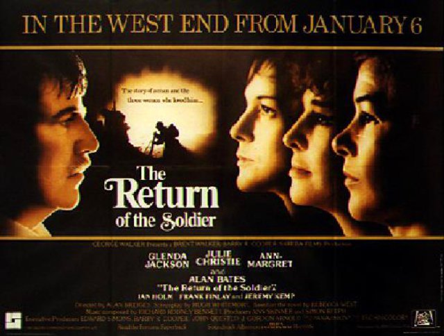 The Return of the Soldier Original 1982 British Quad Movie Poster