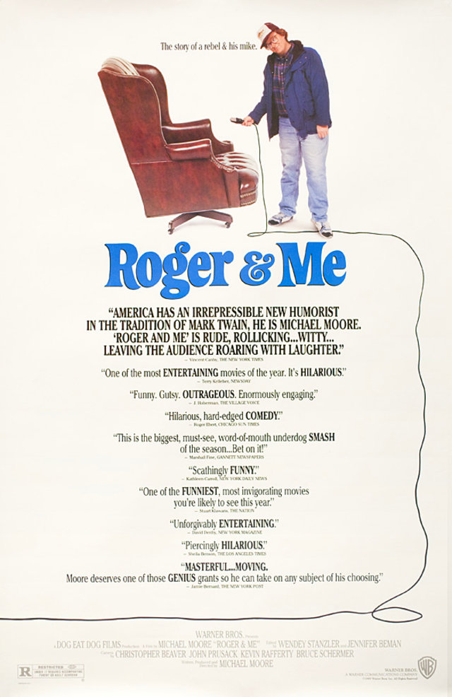 Roger & Me 1989 U.S. One Sheet Poster