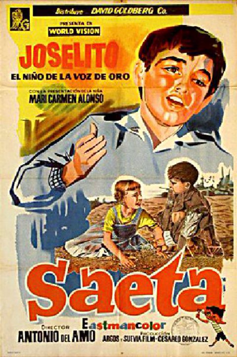 Saeta del ruisenor Original 1957 Argentine Movie Poster