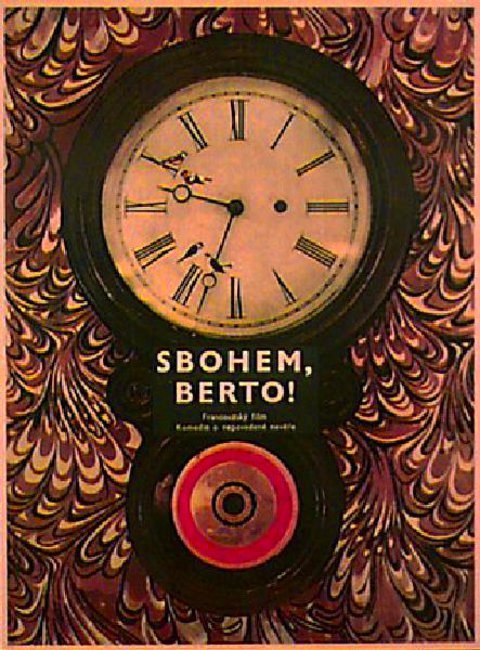 Salut Berthe! Original 1969 Czech A1 Movie Poster