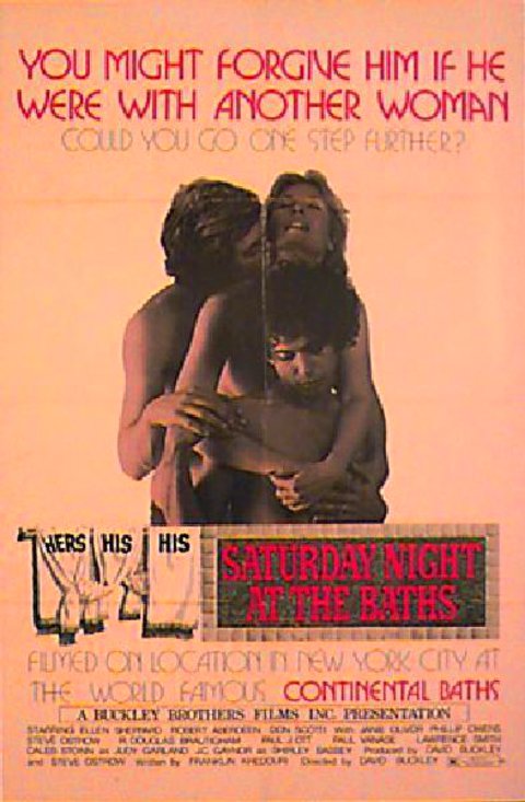 Saturday Night at the Baths 1980s U.S. One Sheet Poster