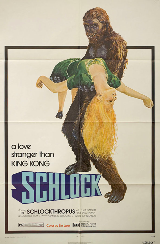Schlock Original 1973 U.S. One Sheet Movie Poster