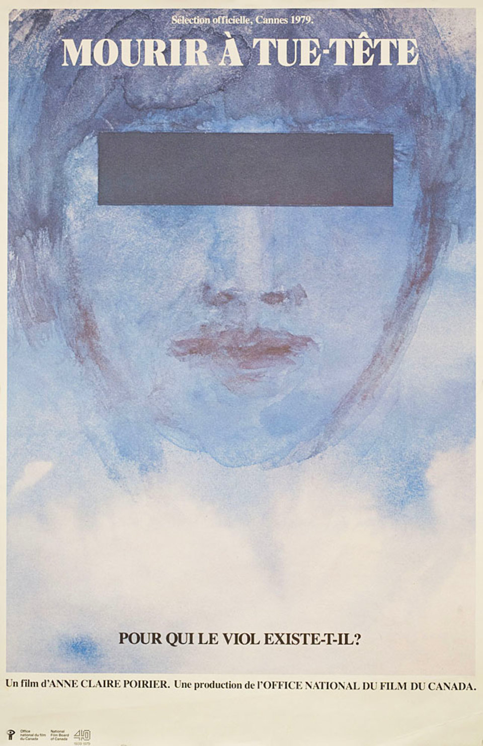 A Scream from Silence Original 1979 Canadian A1 Movie Poster