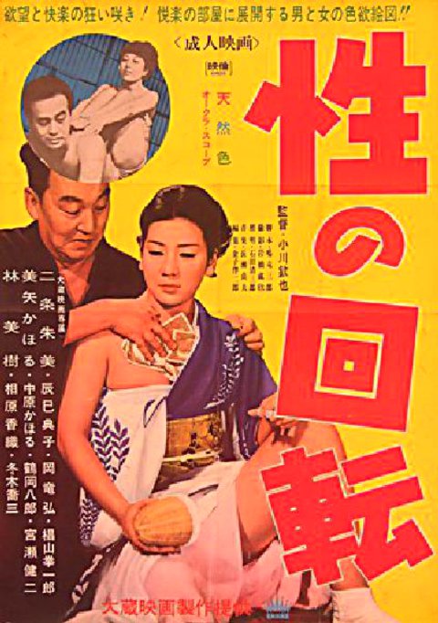 Sei no kaiten Original 1969 Japanese B2 Movie Poster