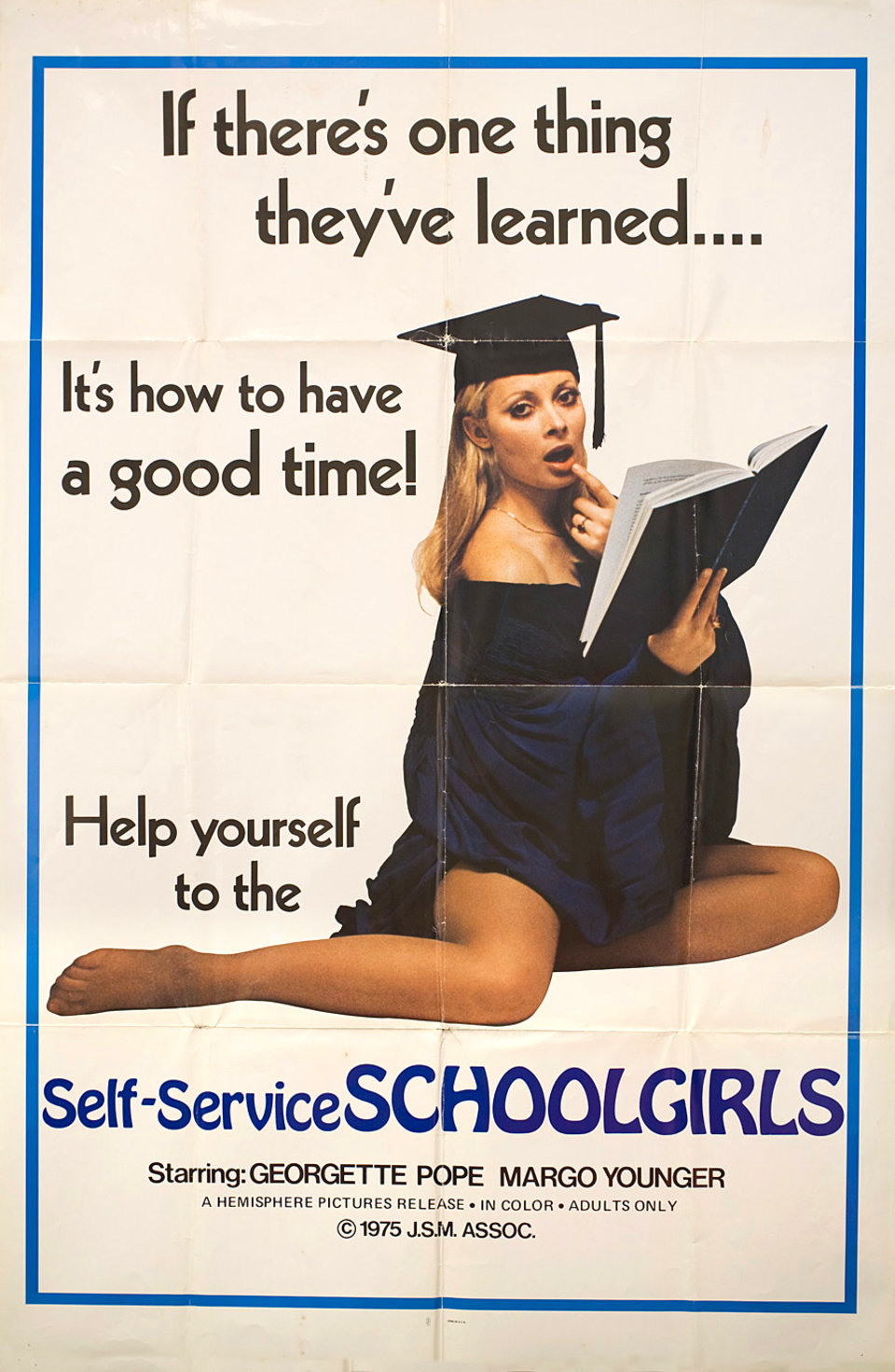 Self-Service Schoolgirls 1975 U.S. One Sheet Poster