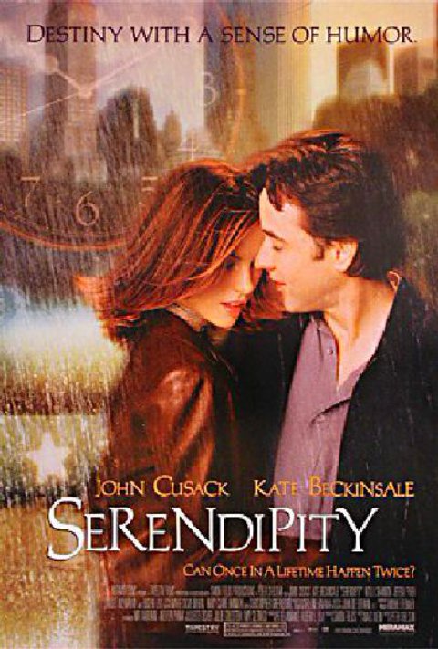 Serendipity Original 2001 U.S. One Sheet Movie Poster