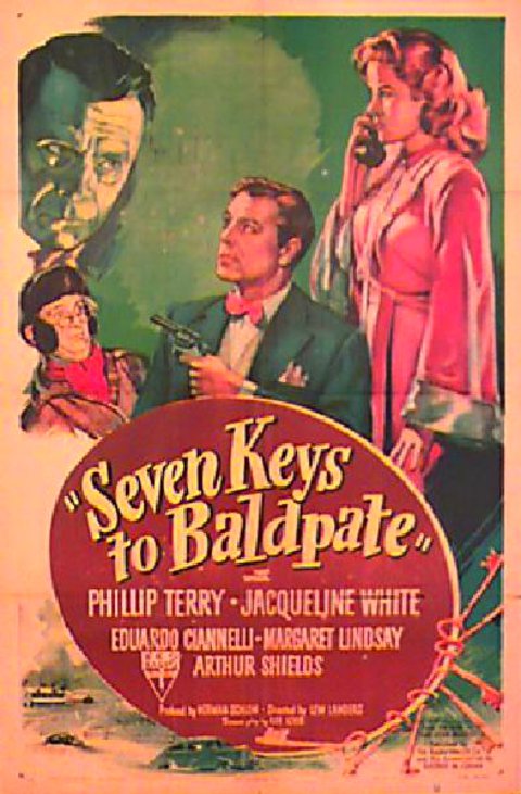 Seven Keys to Baldpate Original 1947 U.S. One Sheet Movie Poster