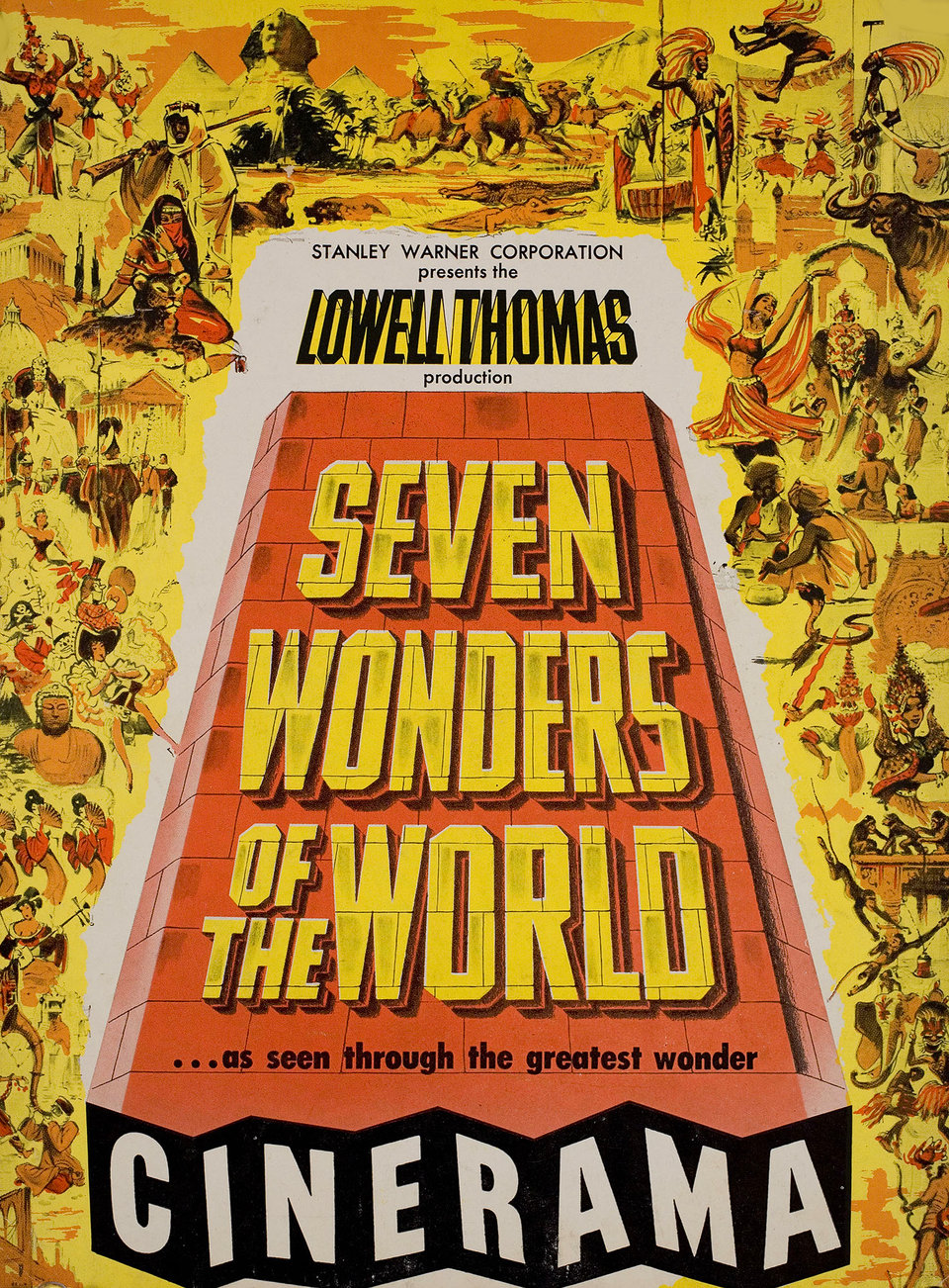 Seven Wonders of the World Original 1956 U.S. Movie Program