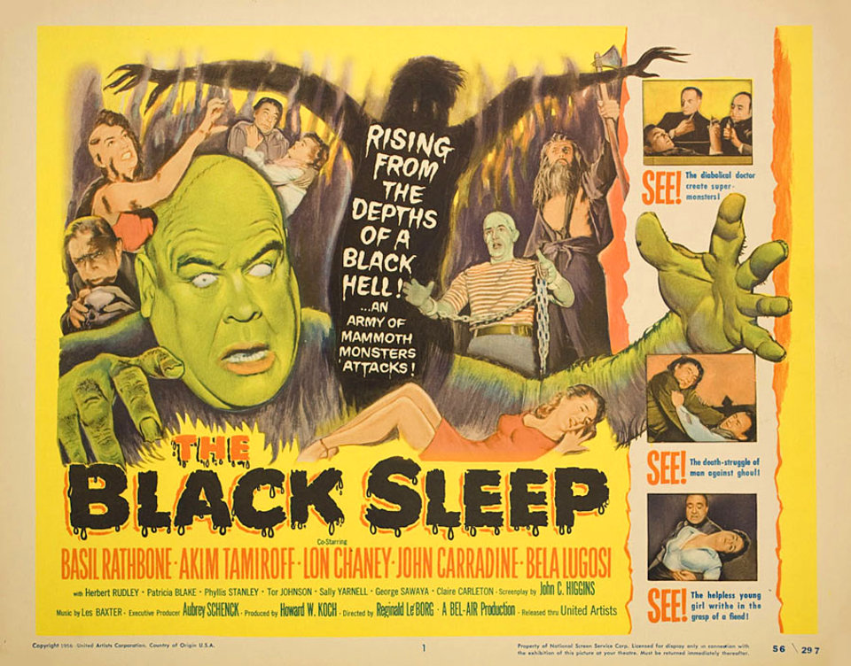 The Black Sleep Original 1956 U.S. Title Card