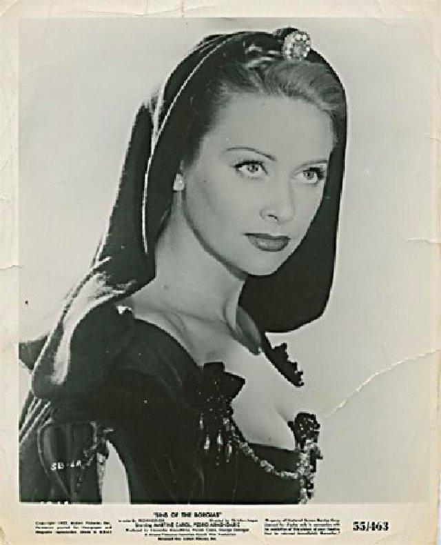 Sins of the Borgias Original 1955 U.S. Silver Gelatin Single-Weight Photo