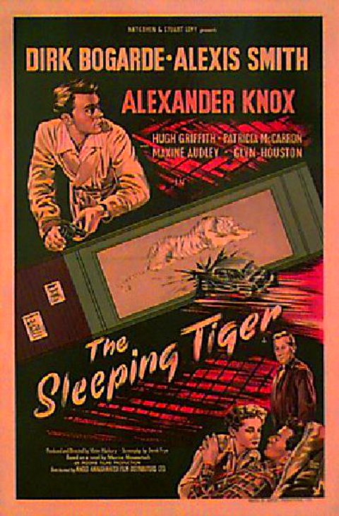 The Sleeping Tiger Original 1954 British Double Crown Movie Poster