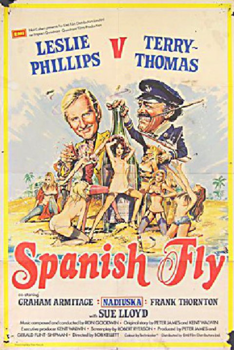 Spanish Fly Original 1976 British One Sheet Movie Poster