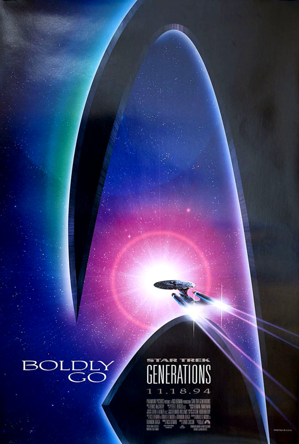 Star Trek: Generations Original 1994 U.S. Mini Movie Poster