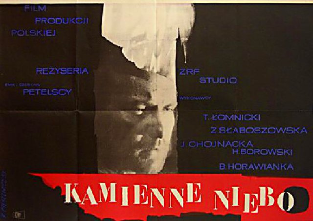 THE STONE SKY Original 1959 Polish A1 Movie Poster