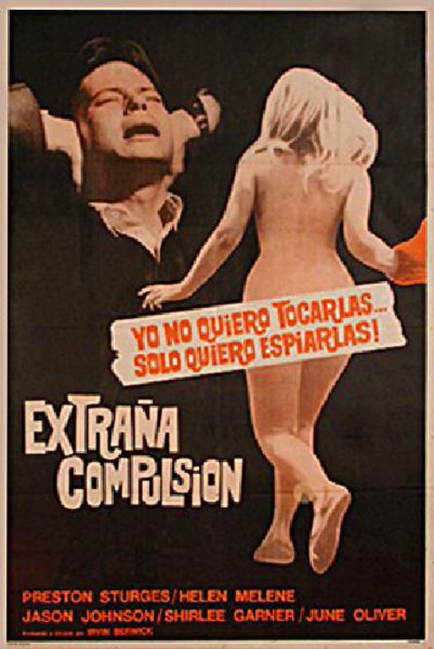 Strange Compulsion Original 1964 Argentine Movie Poster