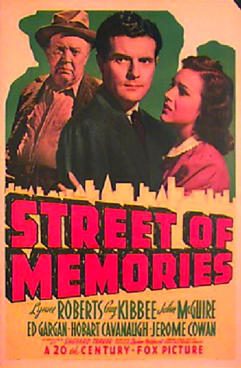 Street of Memories 1940 U.S. One Sheet Poster