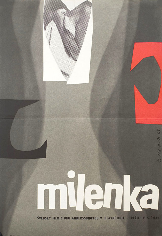 The Mistress Original 1963 Czech A3 Movie Poster