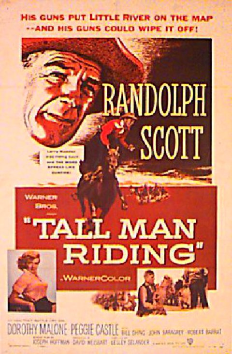 Tall Man Riding Original 1955 U.S. One Sheet Movie Poster