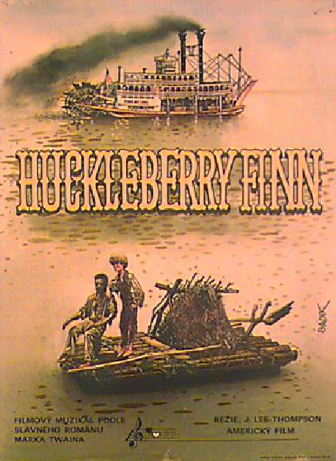 Huckleberry Finn Original 1960 Czech A3 Movie Poster