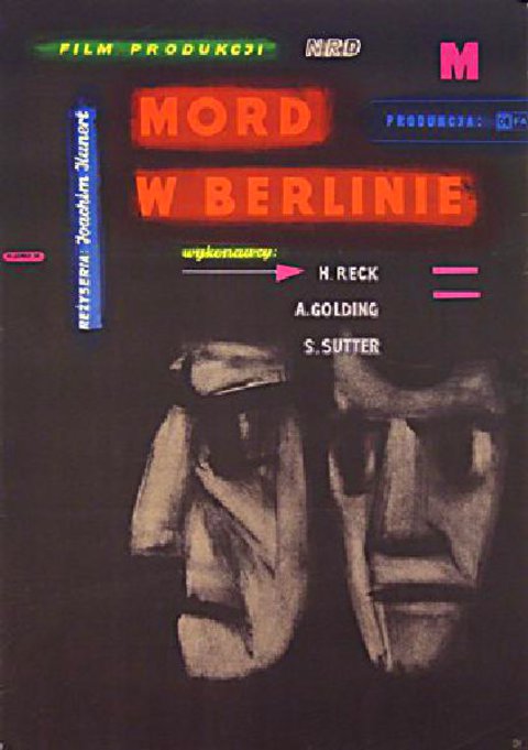 Tatort Berlin Original 1958 Polish A1 Movie Poster