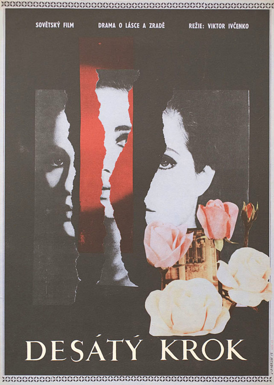 TENTH SLEEP Original 1968 Czech A3 Movie Poster