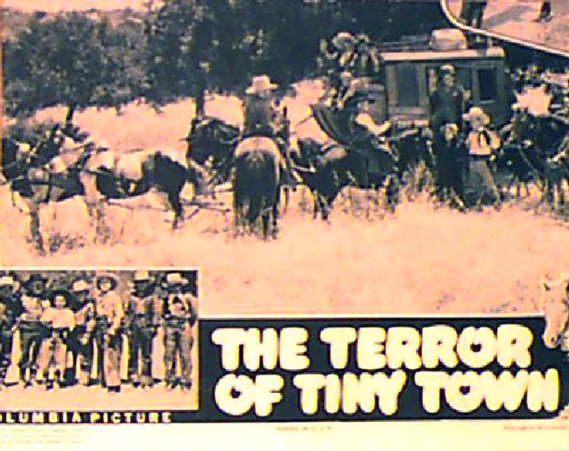 The Terror of Tiny Town Original 1940s U.S. Scene Card Set of 2