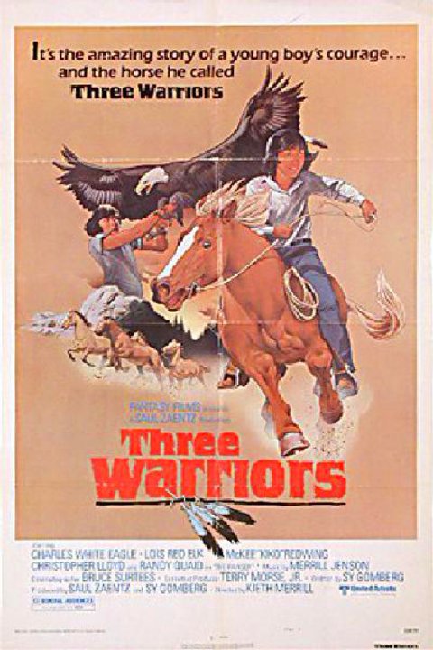 Three Warriors Original 1977 U.S. One Sheet Movie Poster