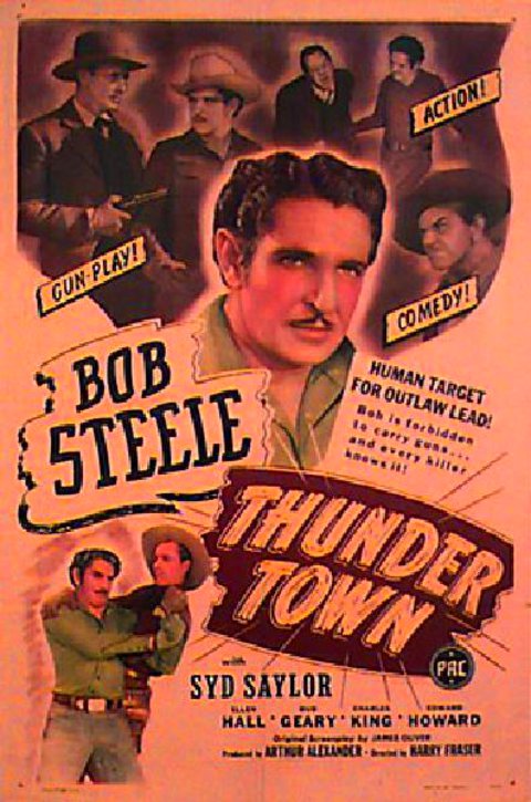 Thunder Town Original 1946 U.S. One Sheet Movie Poster