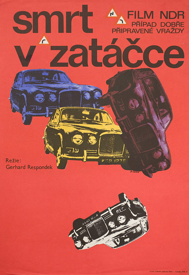 Tod in der Kurve 1972 Czech A3 Poster