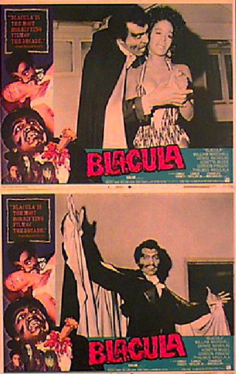 Blacula Original 1972 U.S. Scene Card Set of 6