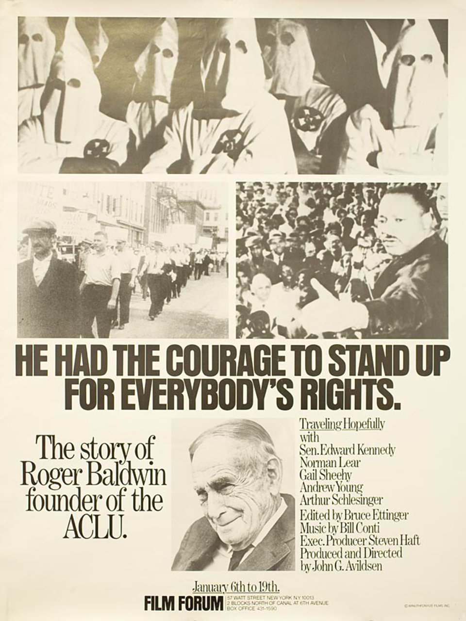 TRAVELLING HOPEFULLY Original 1970s U.S. Movie Poster