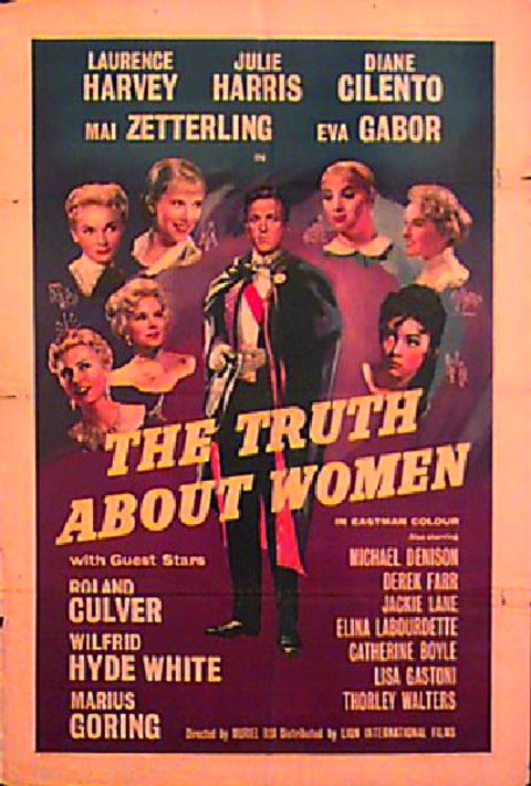 TRUTH ABOUT WOMEN THE Original 1958 British One Sheet Movie Poster