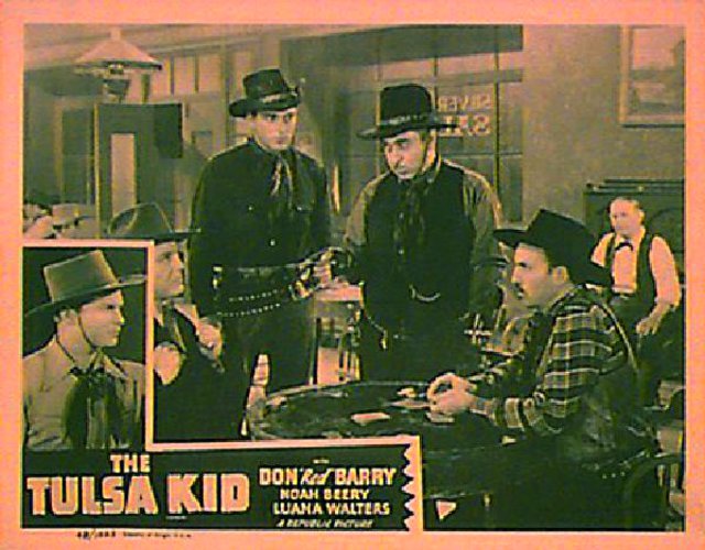 THE TULSA KID Original R1948 U.S. Scene Card