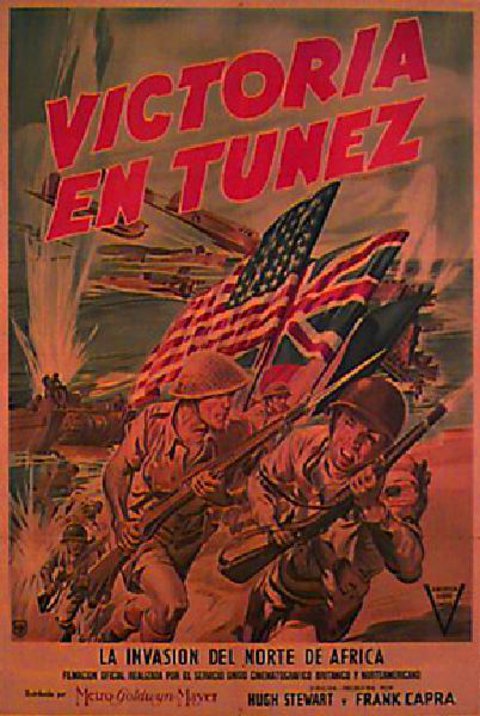 Tunisian Victory Original 1944 Argentine Movie Poster