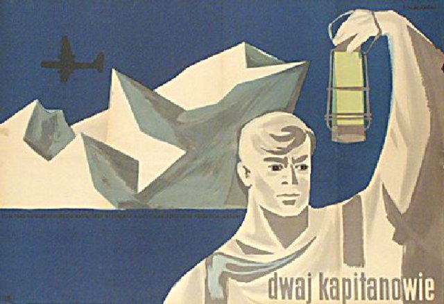 Two Captains Original 1955 Polish A1 Movie Poster