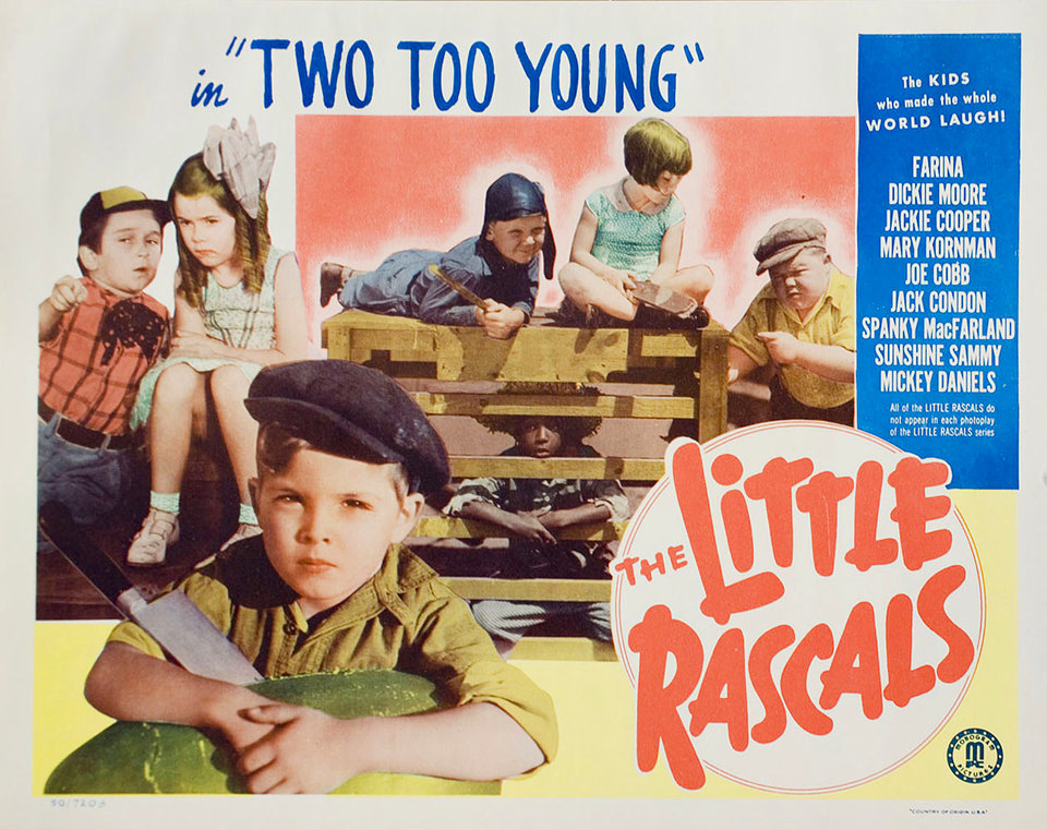 Two Too Young Original R1950 U.S. Title Card Posteritati Movie Poster